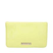 Pre-owned Leather handbags Alexander McQueen Pre-owned , Yellow , Dame...