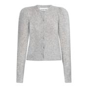 Cardigan met wollen afwerking Munthe , Gray , Dames