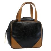 Pre-owned Leather handbags Yves Saint Laurent Vintage , Black , Dames