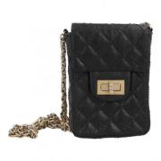 Pre-owned Fabric crossbody-bags Chanel Vintage , Black , Dames