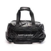 Pre-owned Nylon handbags Yves Saint Laurent Vintage , Black , Dames