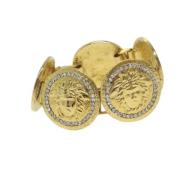 Pre-owned Metal bracelets Versace Pre-owned , Yellow , Dames