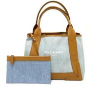 Pre-owned Leather balenciaga-bags Balenciaga Vintage , Blue , Dames