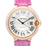 Pre-owned Rose Gold watches Cartier Vintage , Pink , Dames