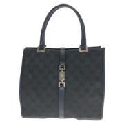 Pre-owned Canvas totes Gucci Vintage , Black , Dames