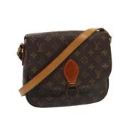 Pre-owned Canvas shoulder-bags Louis Vuitton Vintage , Brown , Dames