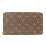 Pre-owned Canvas wallets Louis Vuitton Vintage , Brown , Dames