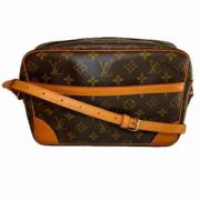 Pre-owned Fabric louis-vuitton-bags Louis Vuitton Vintage , Brown , Da...