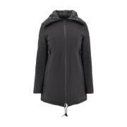 Arctische Parka - Met Capuchon, Gewatteerd, Ritssluiting Jott , Black ...