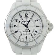 Pre-owned Glass watches Chanel Vintage , White , Heren