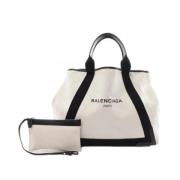 Pre-owned Leather balenciaga-bags Balenciaga Vintage , White , Dames