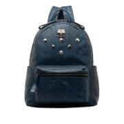 Pre-owned Canvas backpacks MCM Pre-owned , Blue , Dames