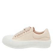 Pre-owned Leather sneakers Alexander McQueen Pre-owned , Pink , Dames