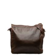 Pre-owned Leather shoulder-bags Loewe Pre-owned , Brown , Dames