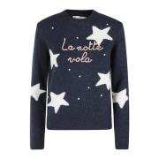 Stijlvolle Crewneck Sweater MC2 Saint Barth , Blue , Dames