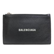 Pre-owned Leather wallets Balenciaga Vintage , Black , Dames