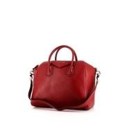 Pre-owned Leather handbags Givenchy Pre-owned , Red , Dames