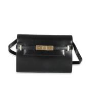 Pre-owned Leather shoulder-bags Yves Saint Laurent Vintage , Black , D...