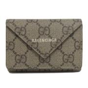 Pre-owned Fabric wallets Balenciaga Vintage , Brown , Dames