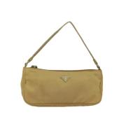 Pre-owned Nylon prada-bags Prada Vintage , Beige , Dames