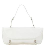 Pre-owned Leather handbags Salvatore Ferragamo Pre-owned , White , Dam...