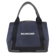 Pre-owned Canvas balenciaga-bags Balenciaga Vintage , Blue , Dames