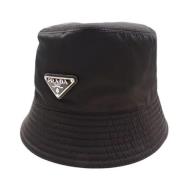 Pre-owned Nylon hats Prada Vintage , Black , Dames