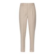 Casual broek NIU , Beige , Dames