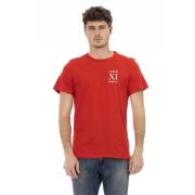 Strandkleding T-shirt met voorprint Bikkembergs , Red , Heren