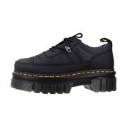 Gestikte Veterschoenen Dr. Martens , Black , Dames