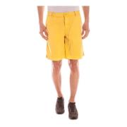 Gele Bermuda Shorts met Logo Gant , Yellow , Heren