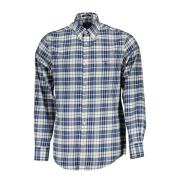 Wit Overhemd Lange Mouw Button Down Gant , Multicolor , Heren