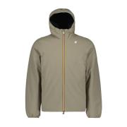 Omkeerbare warme jas voor mannen K-Way , Beige , Heren