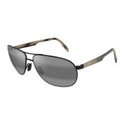 Mj728 2M Sunglasses Maui Jim , Black , Unisex