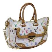 Pre-owned Canvas louis-vuitton-bags Louis Vuitton Vintage , White , Da...