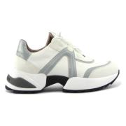 Blauw en wit stijlvolle schoenen Alexander Smith , White , Dames