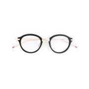 Optisch montuur van Acetaat/Titanium Thom Browne , Black , Unisex