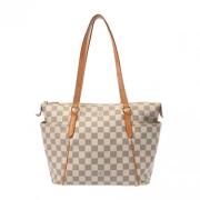 Pre-owned Fabric shoulder-bags Louis Vuitton Vintage , White , Dames