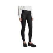 Zwarte Slim Fit Broek Armani Exchange , Black , Dames