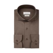 Elegant Herenoverhemd Profuomo , Brown , Heren