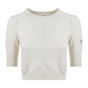 Korte Mouw Tops Collectie Ermanno Scervino , White , Dames