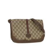 Pre-owned Canvas gucci-bags Gucci Vintage , Beige , Dames