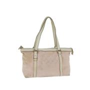 Pre-owned Canvas totes Gucci Vintage , Pink , Dames