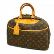 Pre-owned Fabric handbags Louis Vuitton Vintage , Brown , Dames