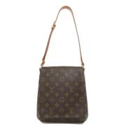 Pre-owned Canvas shoulder-bags Louis Vuitton Vintage , Brown , Dames