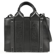 Pre-owned Leather handbags Chloé Pre-owned , Black , Dames