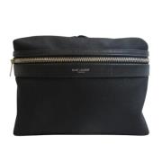 Pre-owned Canvas shoulder-bags Yves Saint Laurent Vintage , Black , Da...