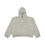 Beige Millbank Hoodie met Trekkoordcapuchon A-Cold-Wall , Beige , Here...