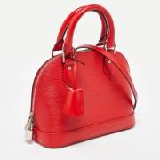 Pre-owned Leather louis-vuitton-bags Louis Vuitton Vintage , Red , Dam...