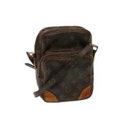 Pre-owned Canvas shoulder-bags Louis Vuitton Vintage , Brown , Dames